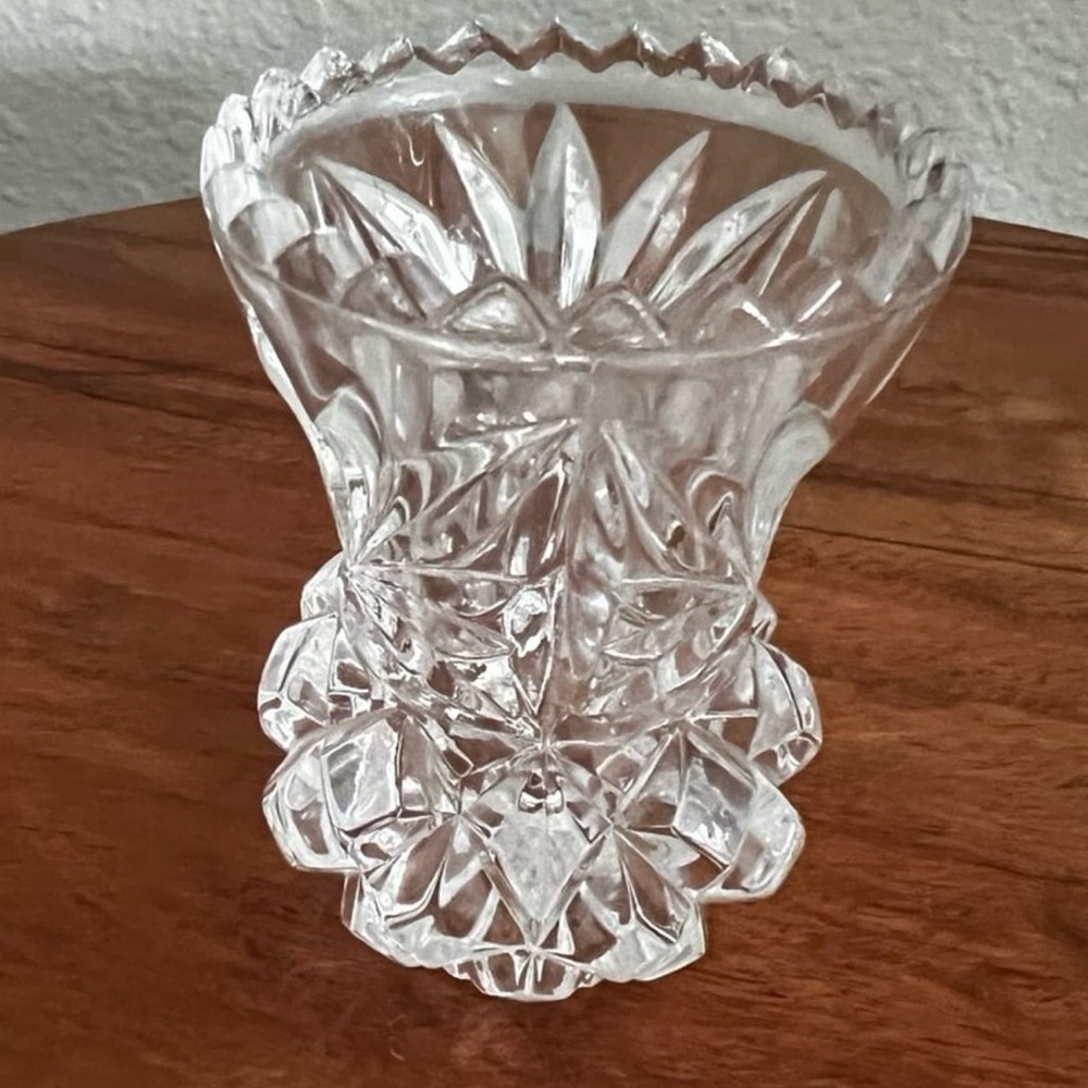 Vintage Kirstal Zajecar Bud Vase Toothpick Holder